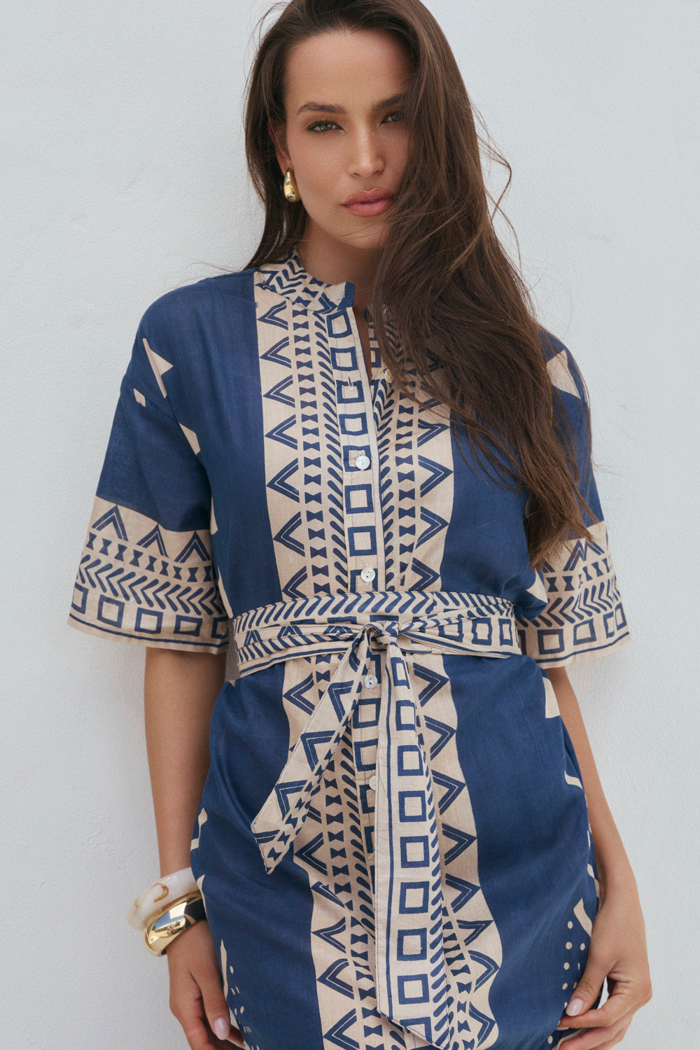 Abbey Maxi Dress in Safira Navy