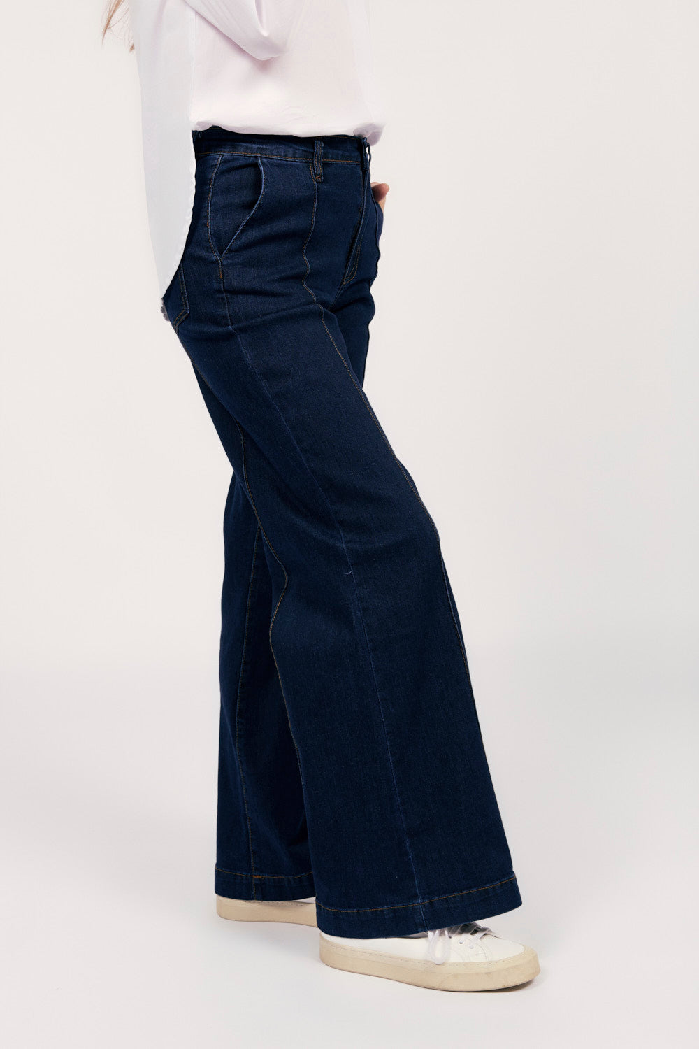 Adrift Denim Wide Leg Jeans in Dark Wash