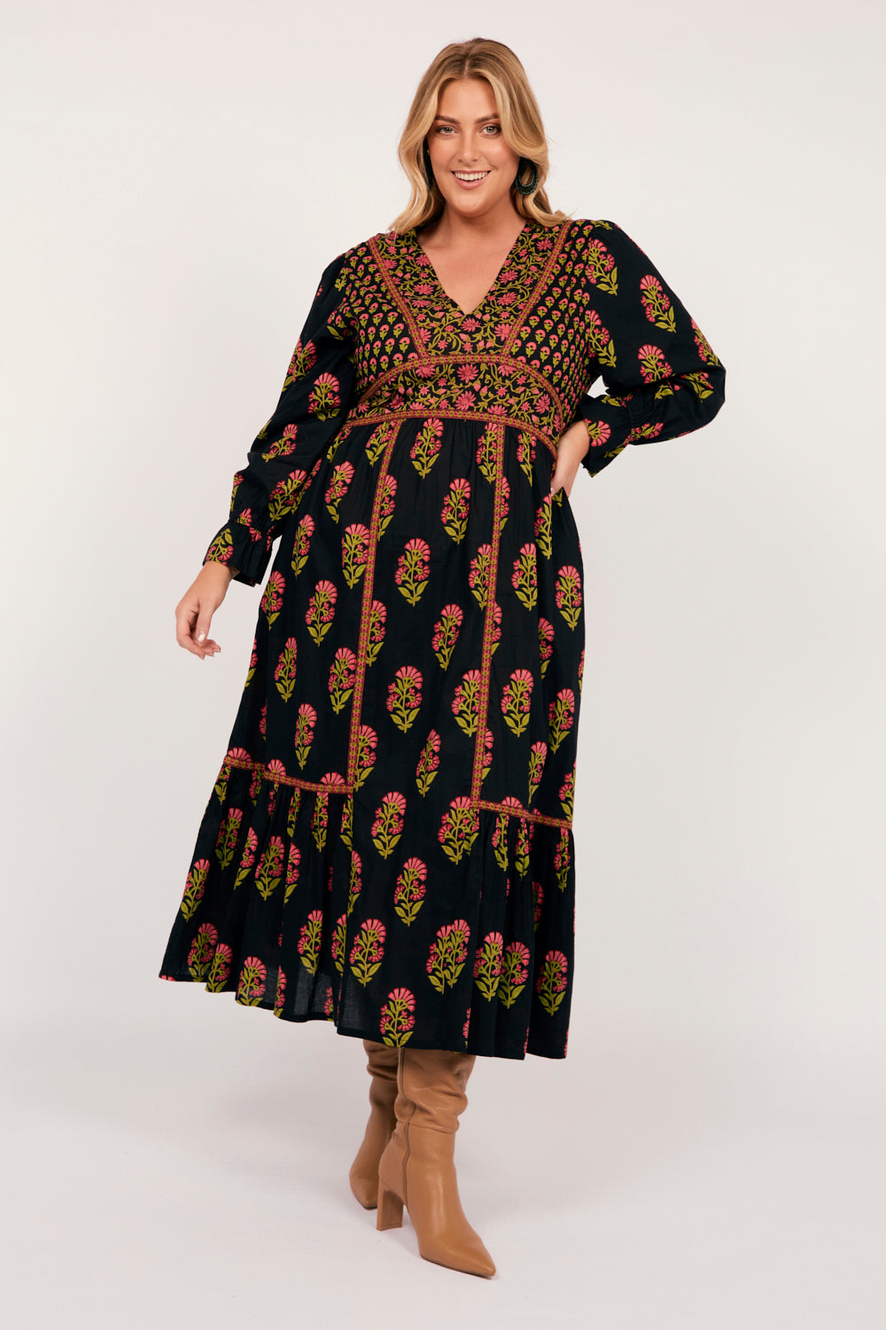 Aurora Maxi Dress in Kashmir