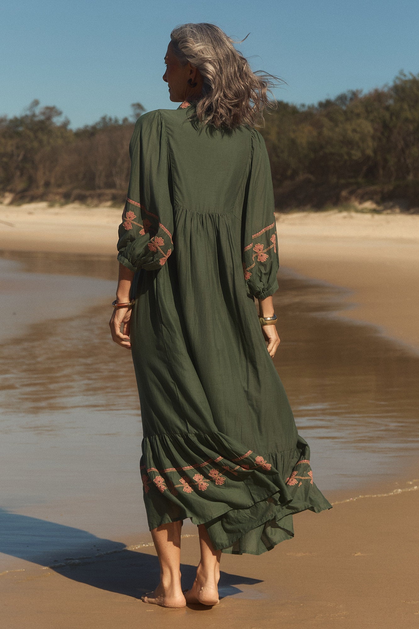 Billie Boho Dress in Amaranth