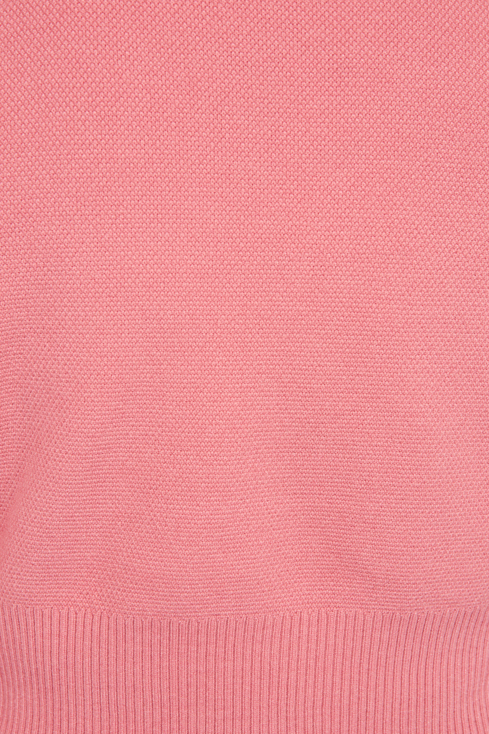 Knitted Cropped Cardigan in Blush