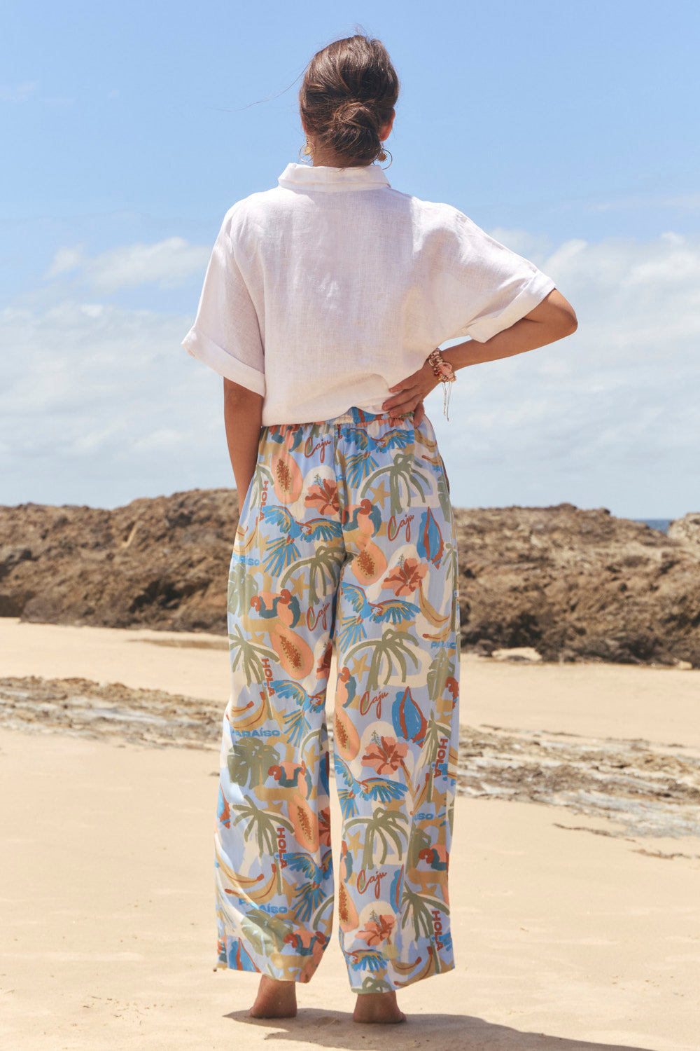 Breezy Relaxed Pant in Sunspell Blue