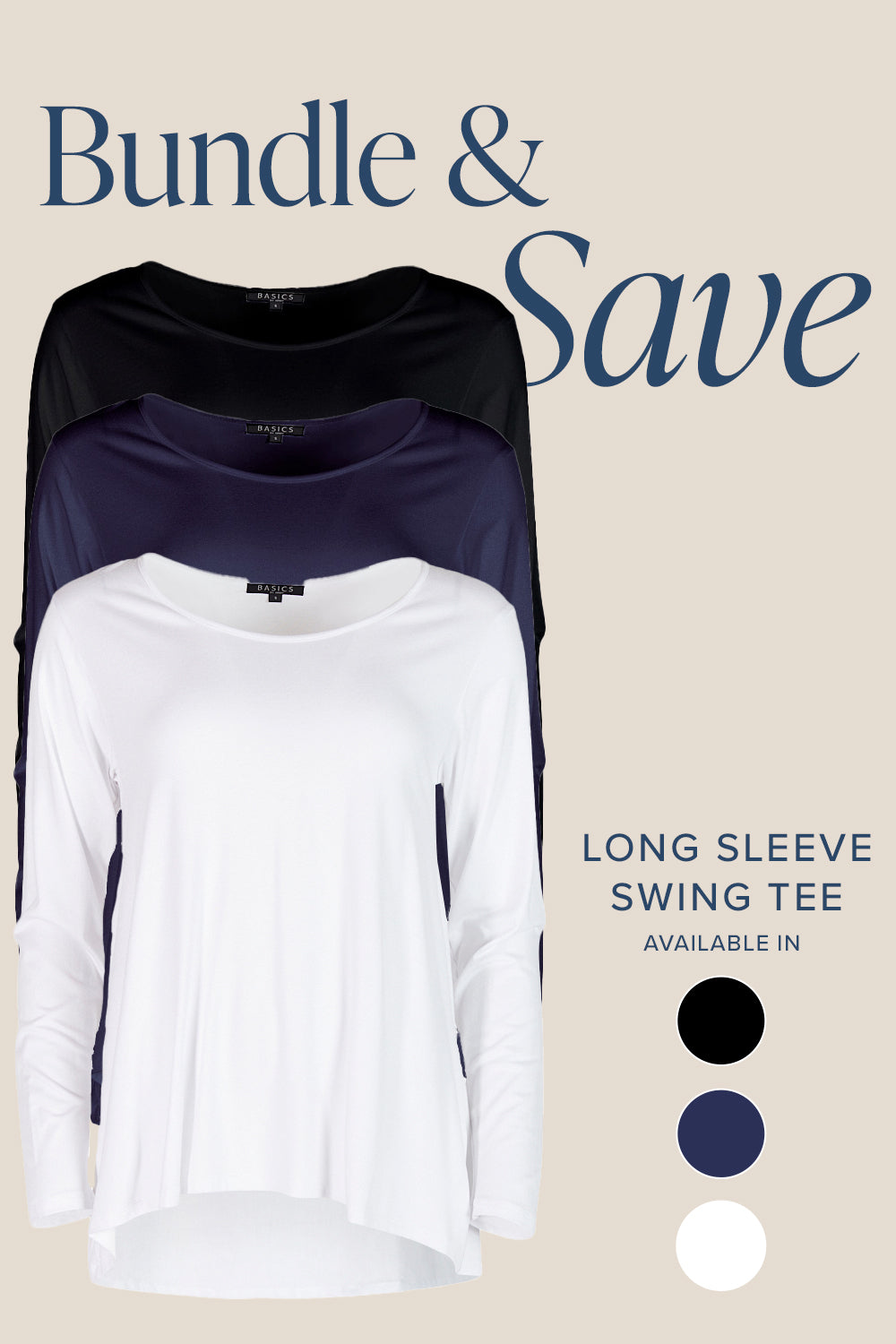 The Long Sleeve Swing Tee Bundle, - Adrift Clothing