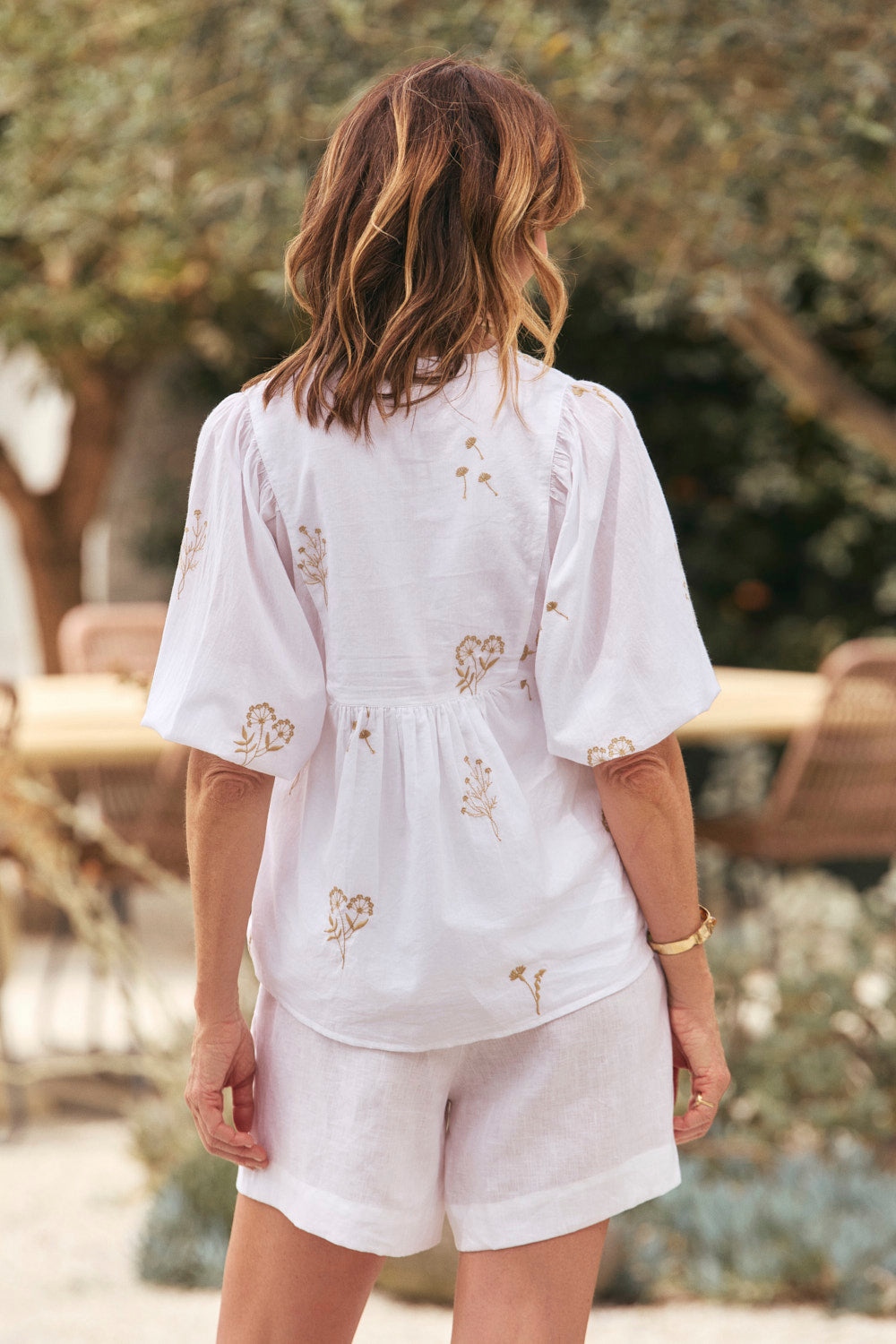 Cairo Boho Blouse in Botantica