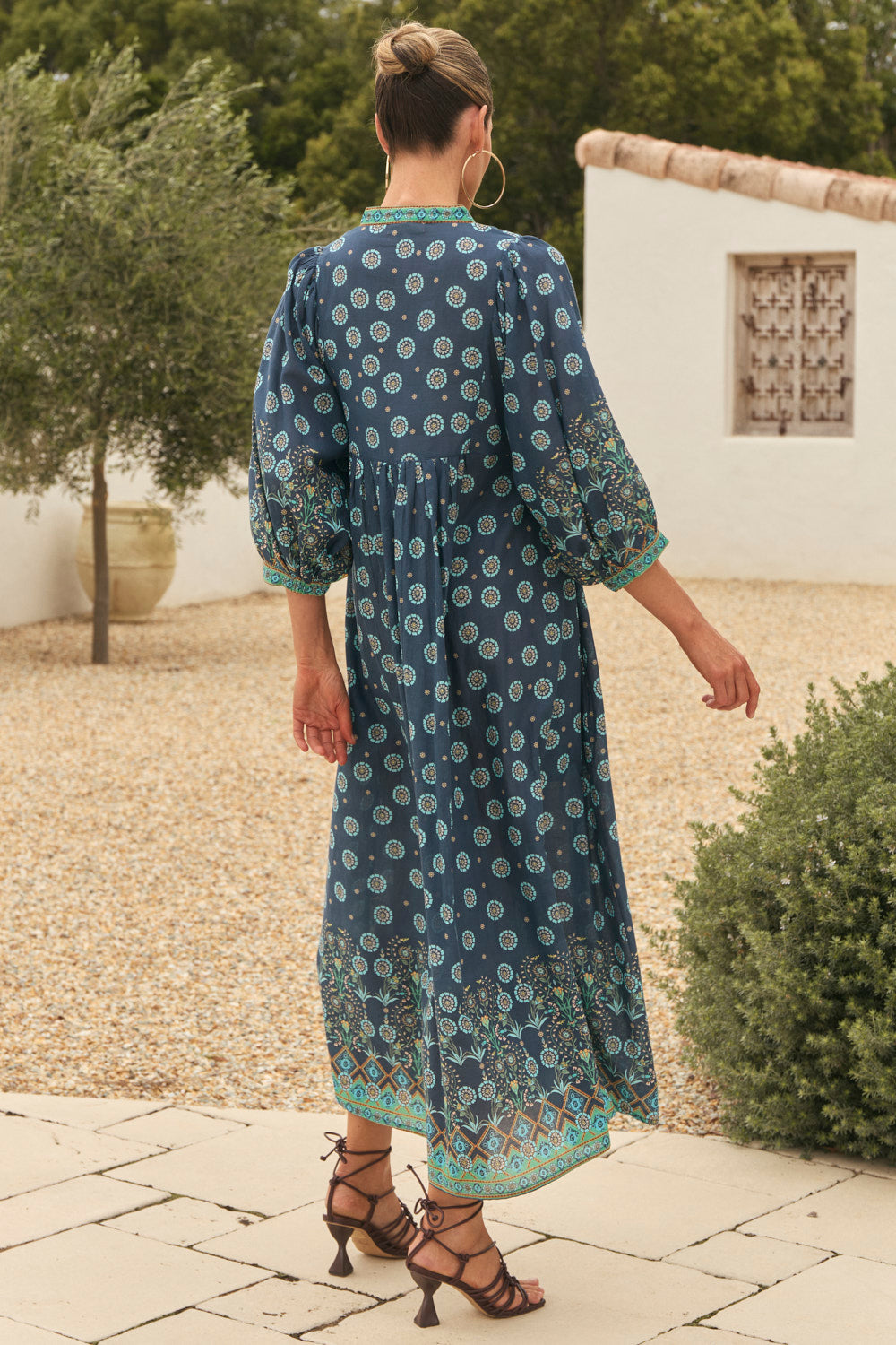 Cairo Boho Dress in Nerolie