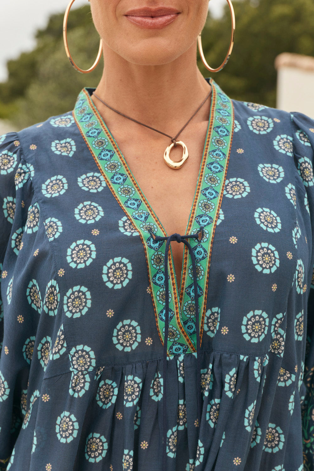 Cairo Boho Dress in Nerolie