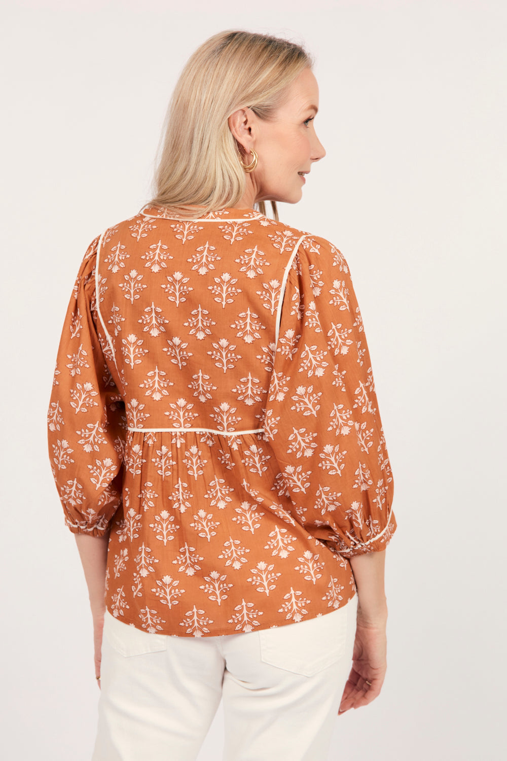 Cairo Boho Blouse in Millefiori