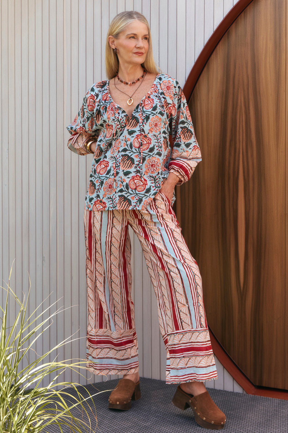 Breezy Relaxed Pant in Riviera