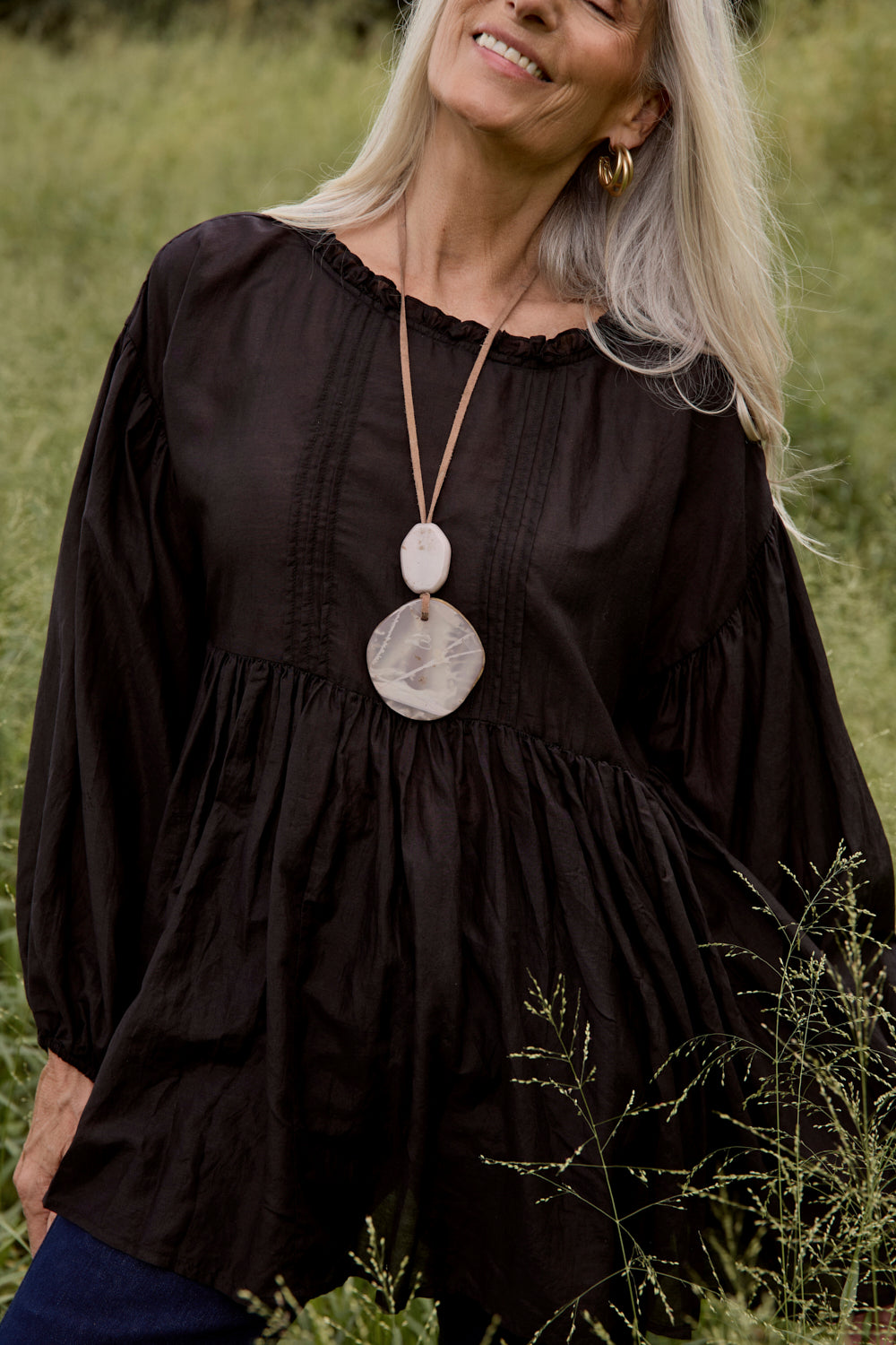 Desert Nomad Necklace in Natural, Necklace - Adrift Clothing