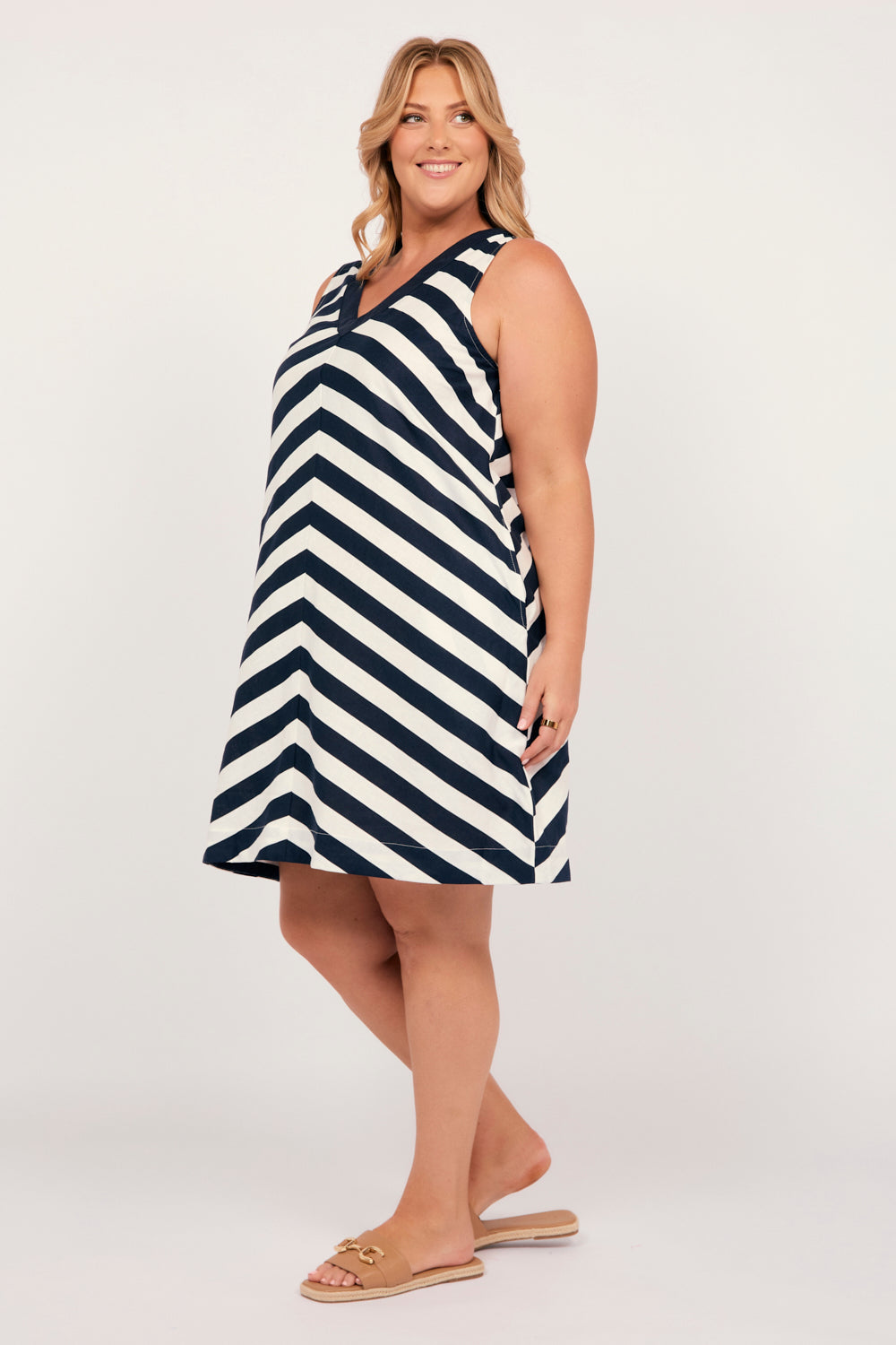 Ember Short Dress in Voyager, Short Dress - Adrift Clothing