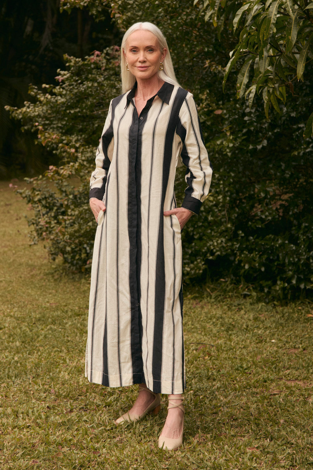 Gracie Long Sleeve Dress in Shibuya