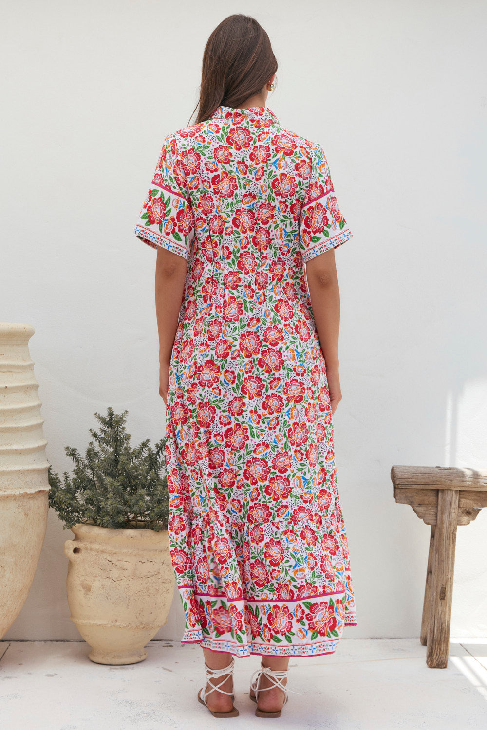 Gracie Shirt Dress in Verdelle