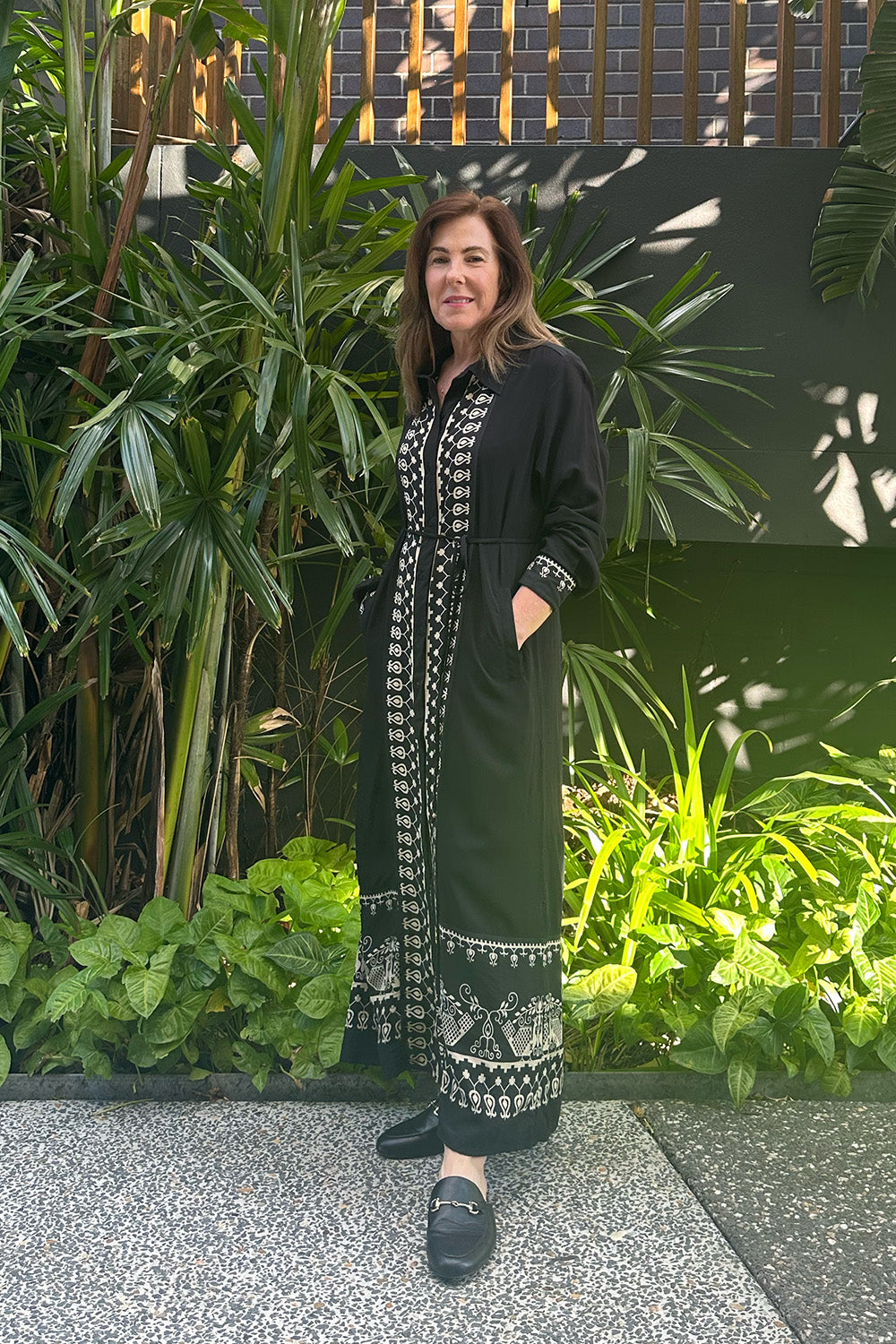Abbey Shirt Dress in Baroque