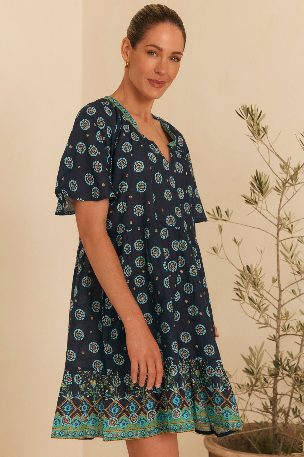 Ismay Short Dress in Nerolie