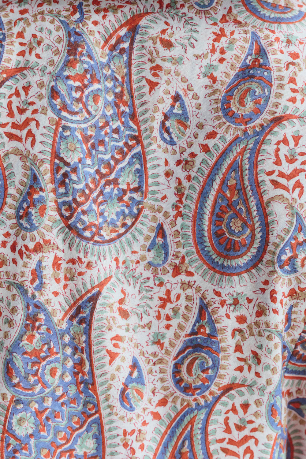 Kalamkari print swatch for Breezy Relaxed Pant, hand-designed print, Adrift
