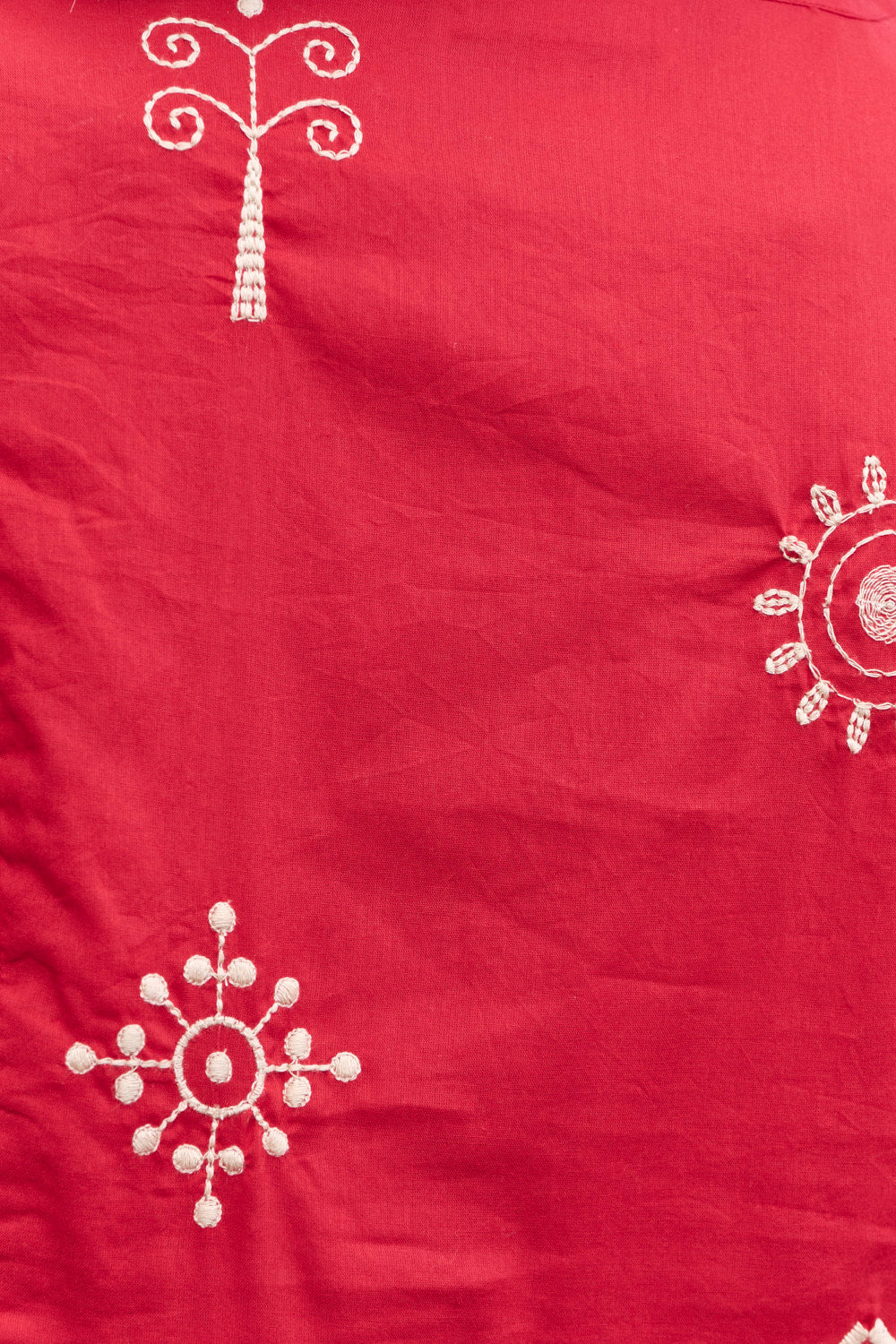 Mirabelle Frill Dress in Cardinal