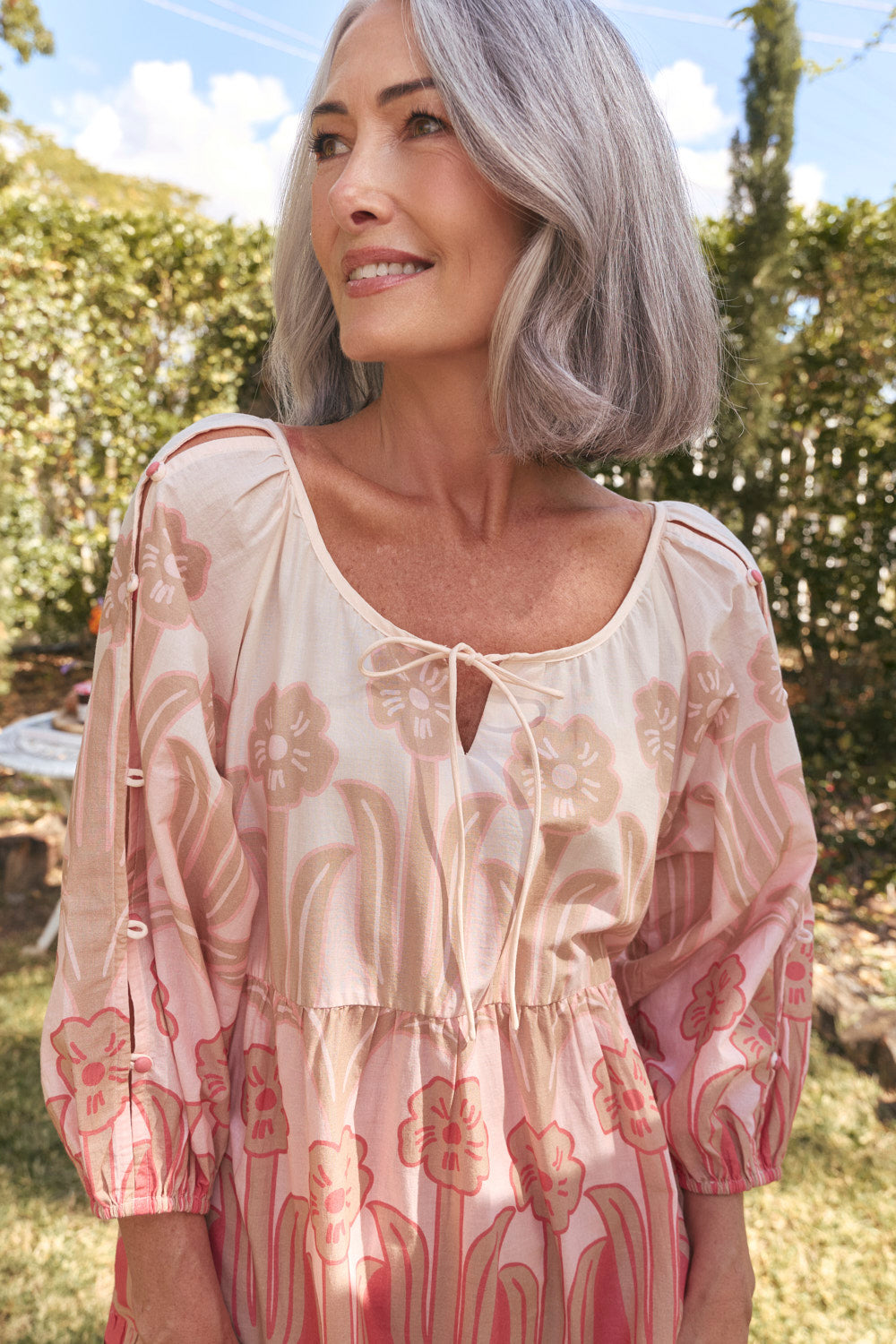 Layla Tiered Dress in First Love