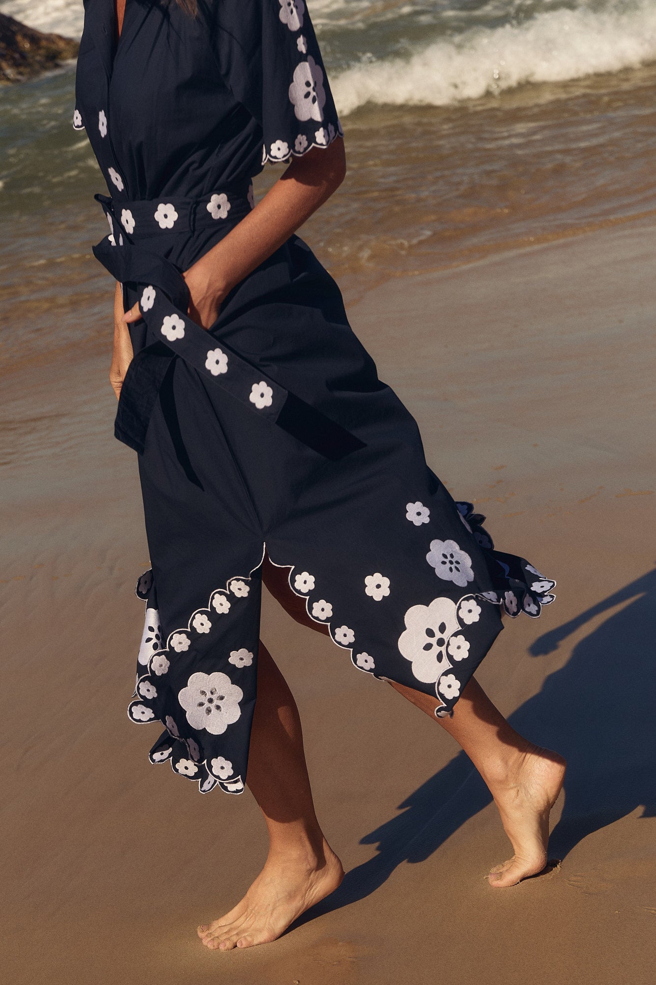 Matilda Collared Dress in Serenata