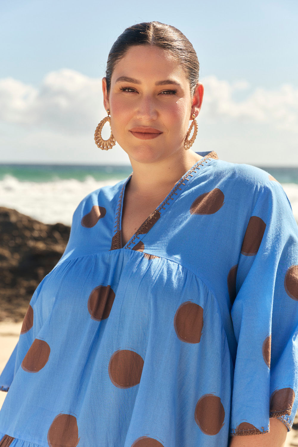 Mable Bell Sleeve Dress in Serendipity