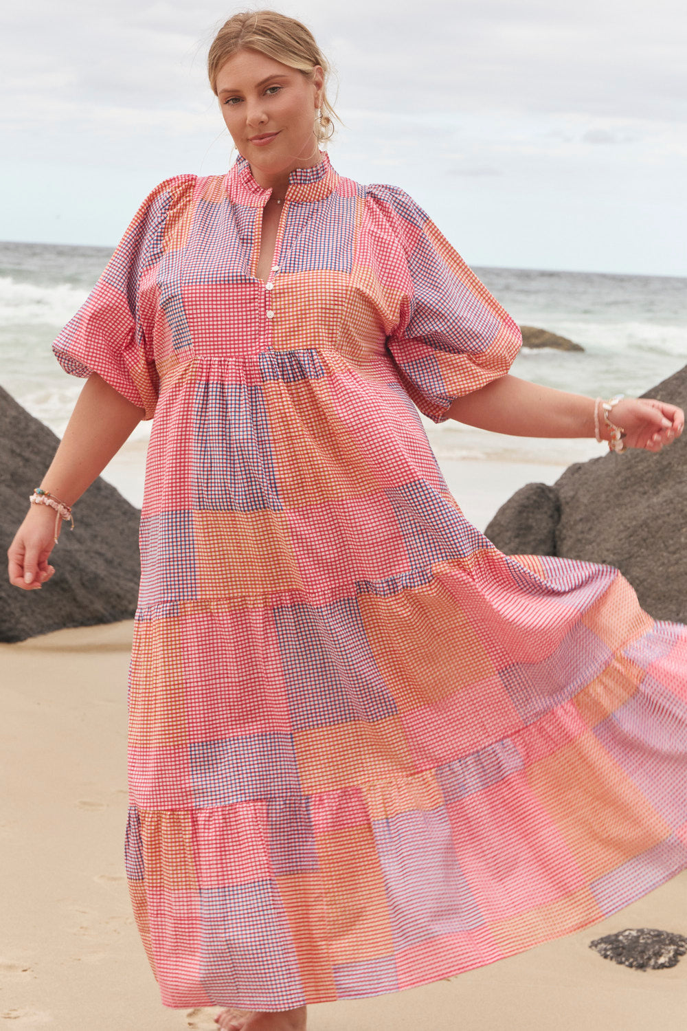 Mirabelle Frill Dress in Bliss