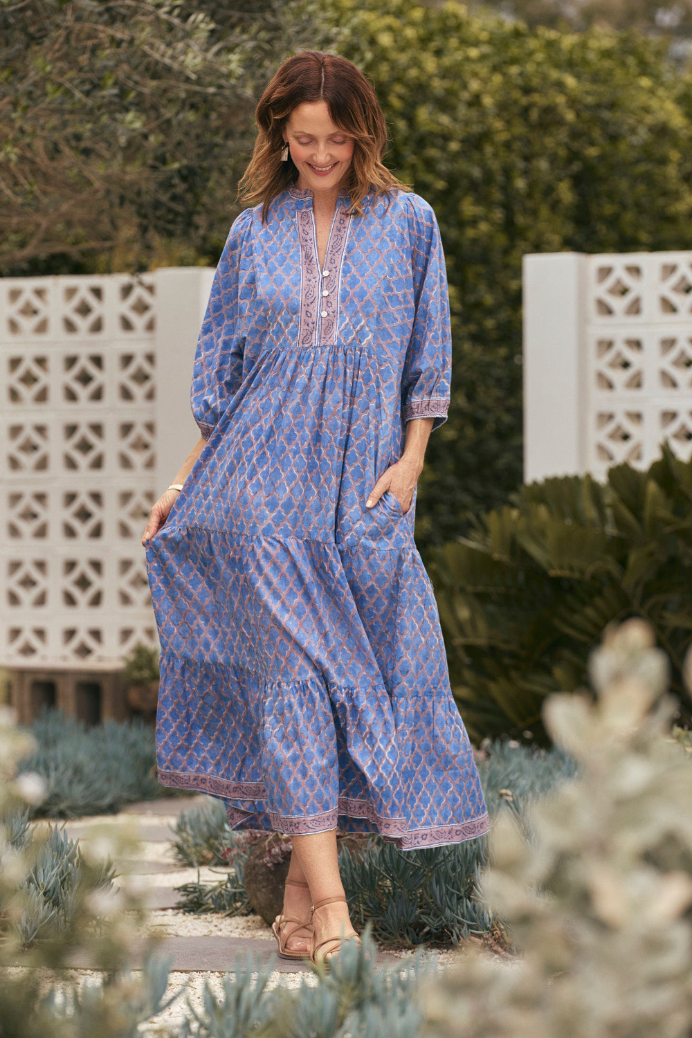 Mirabelle Frill Dress in Elowen