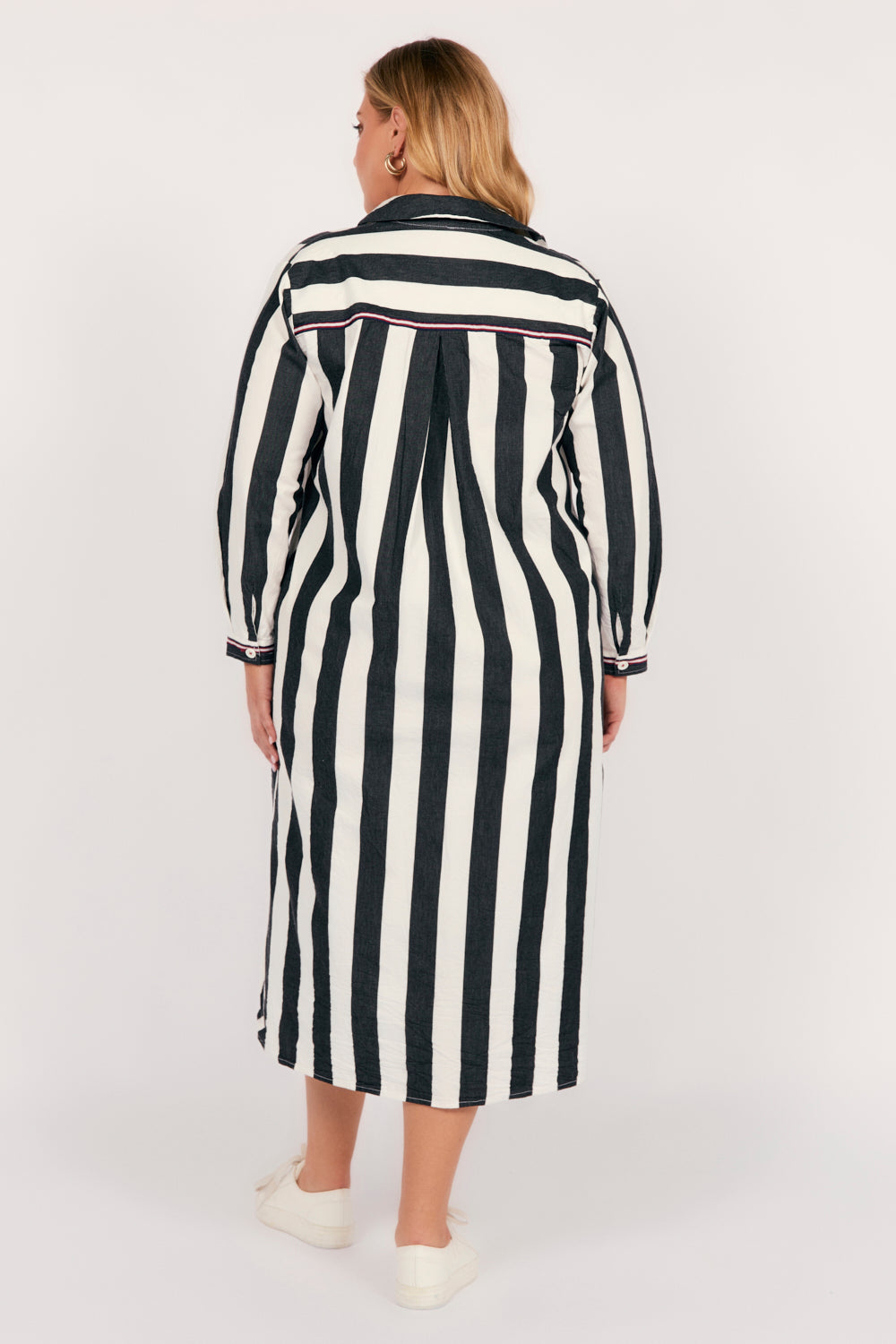 Natalia Shirt Dress in Harbour Lines