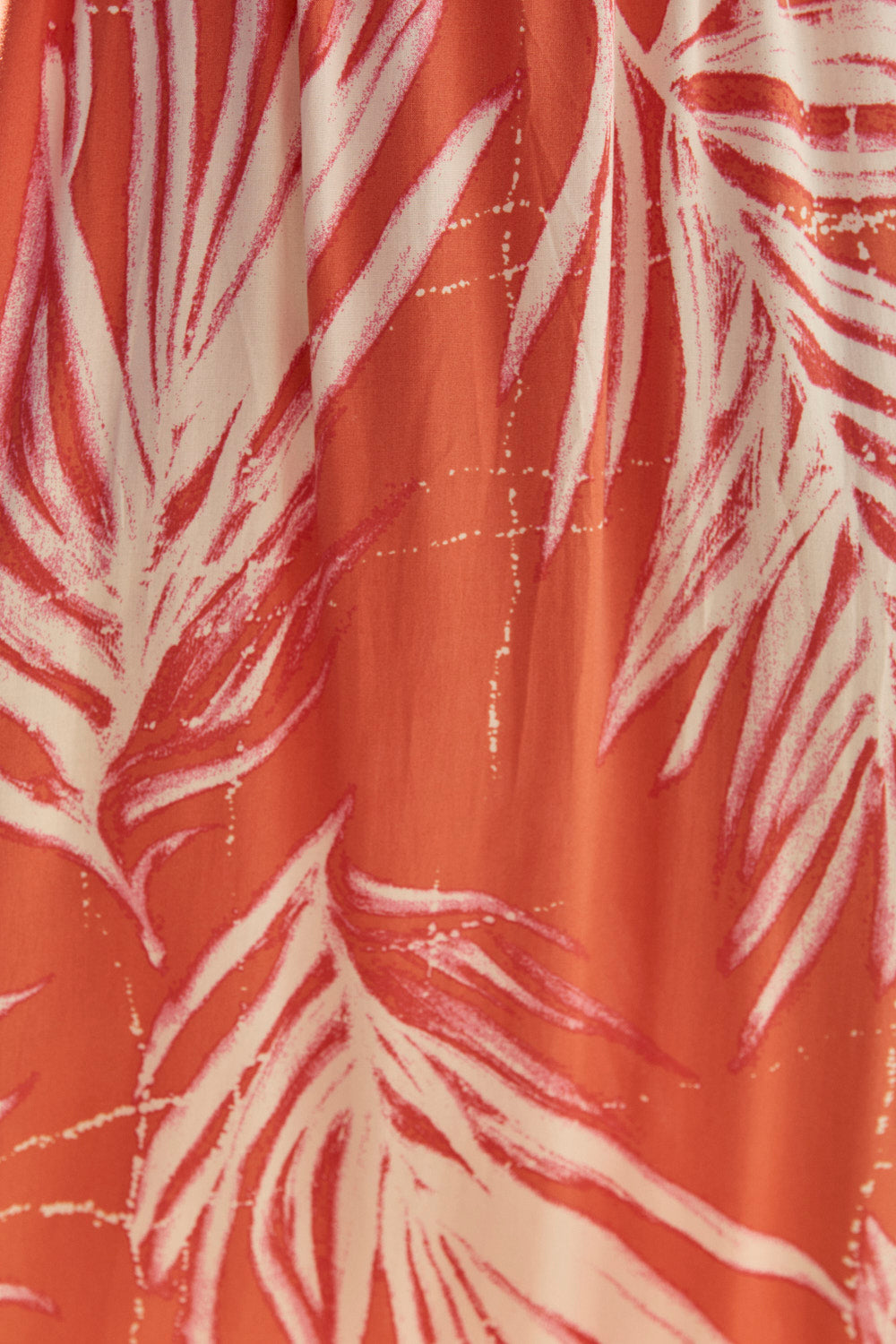 Sherry Resort Shirred Short Dress in Palma Coral