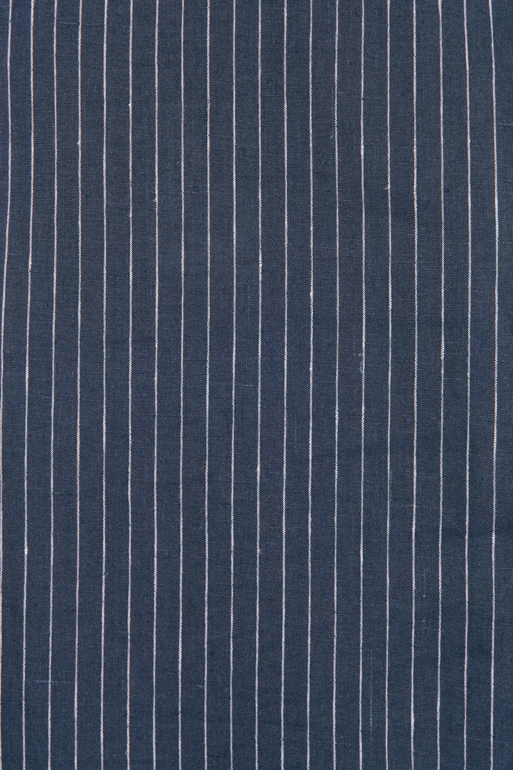 Jarla Linen Midi Dress in Pinstripe