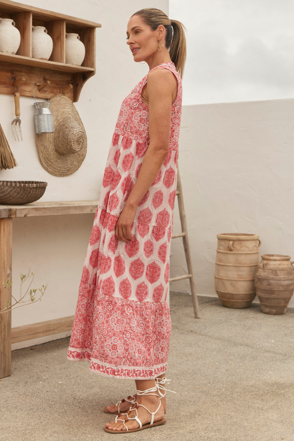 Rita Frill Dress in Calypso