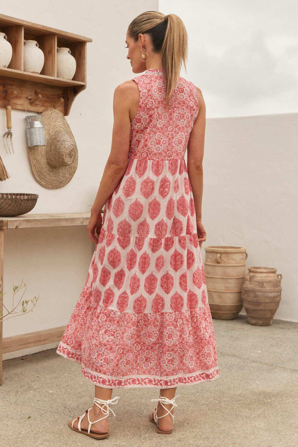 Rita Frill Dress in Calypso