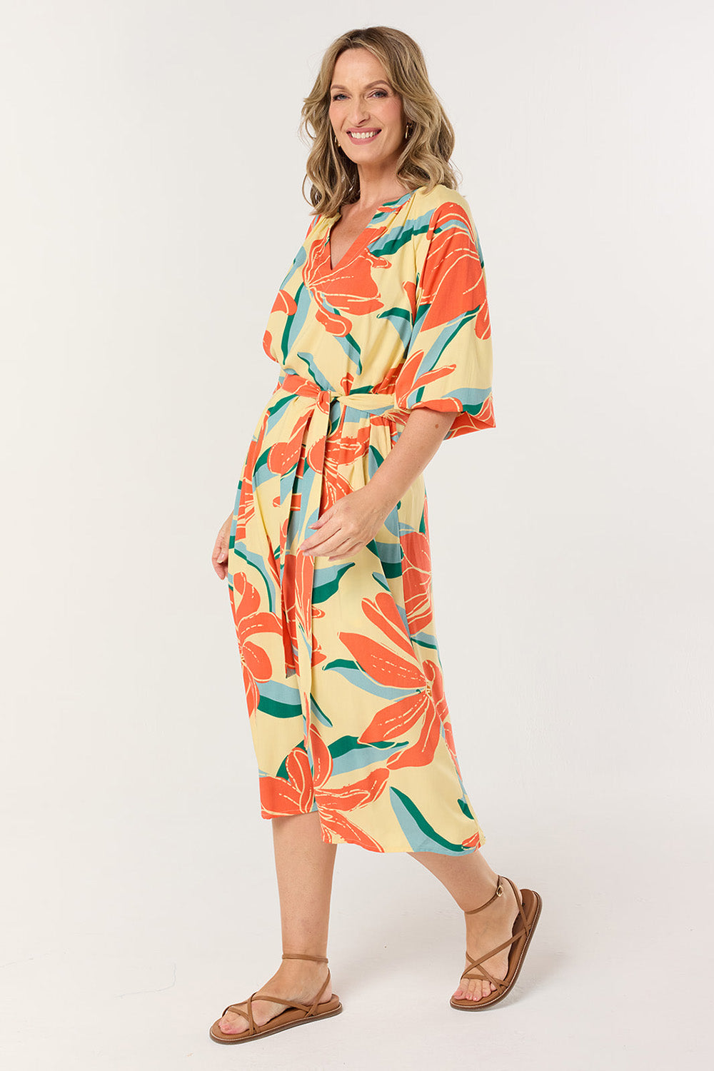 Robin Tunic Dress in Waikiki Bloom