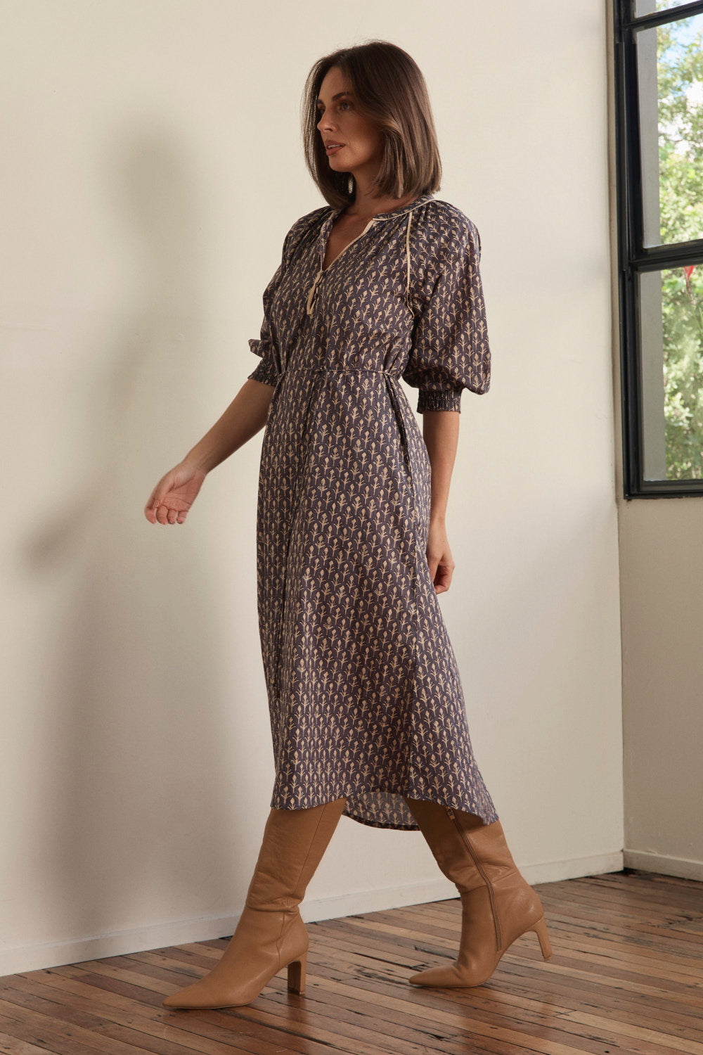 Robin Tunic Dress in Wildfern
