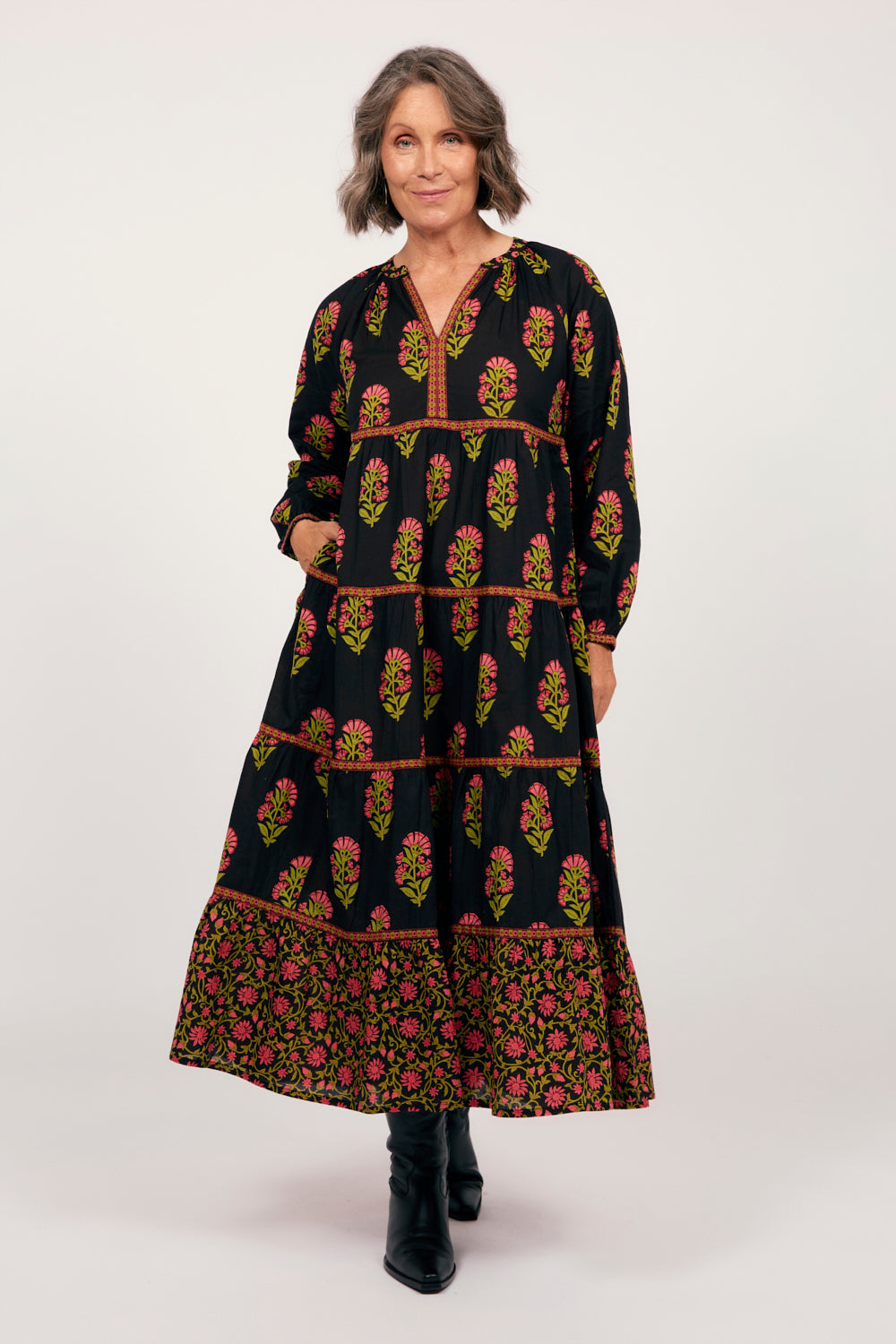 Savannah Maxi Dress in Kashmir