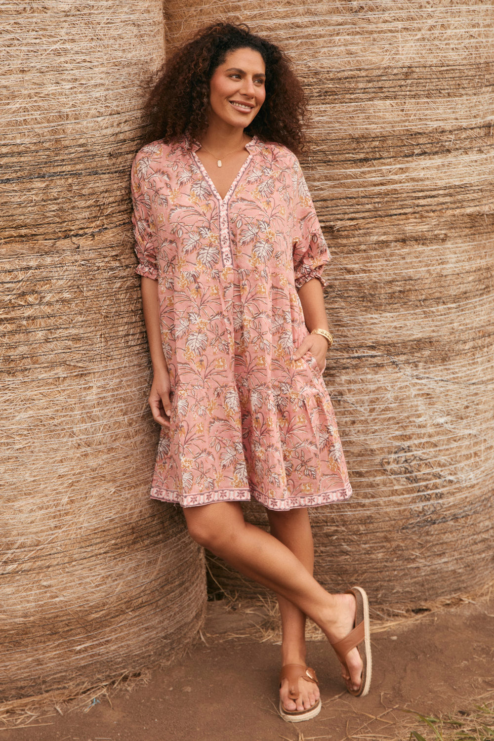 Scout Billow Sleeve Dress in Elira