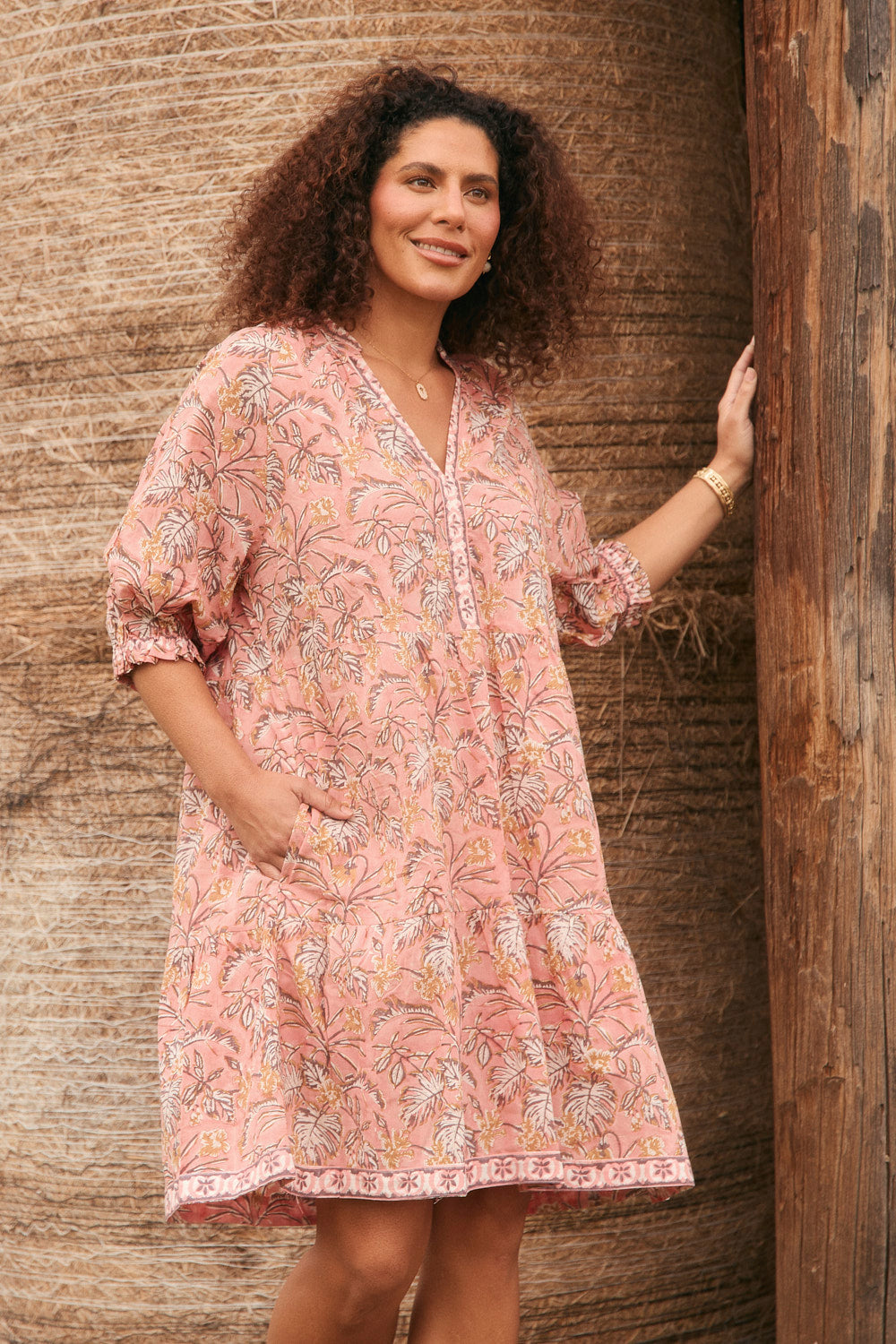 Scout Billow Sleeve Dress in Elira
