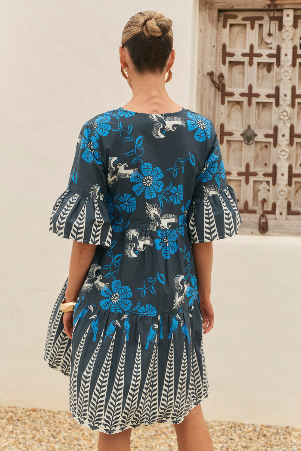 Scout Tiered Dress in Hula Girl