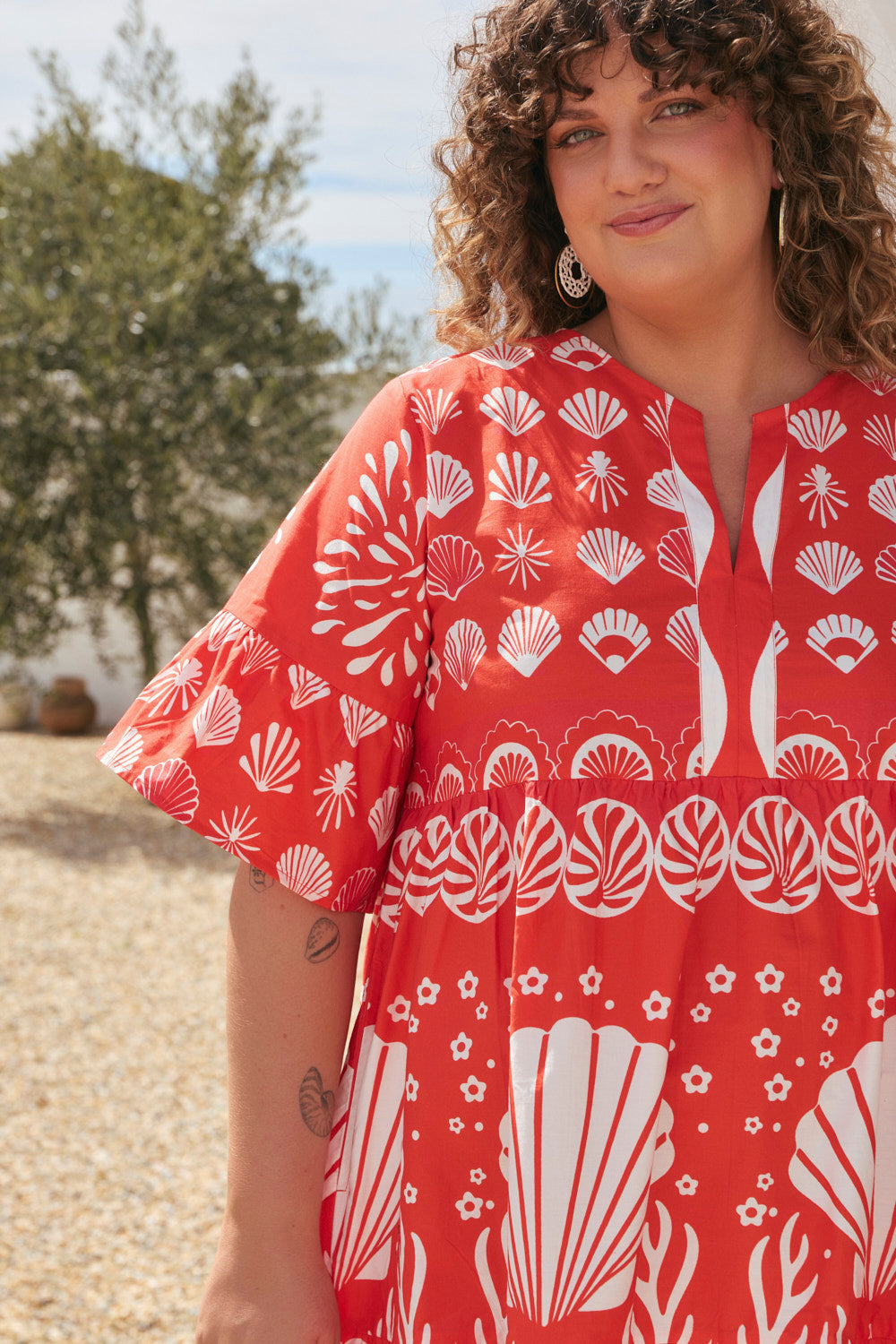 Scout Tiered Dress in Shelly