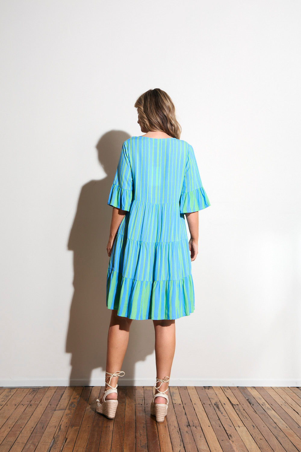 Scout Tiered Dress in Tropical Spring