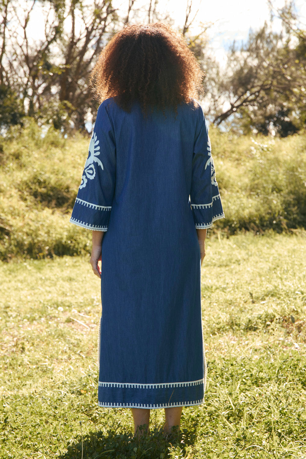 Sofia Bell Sleeve Dress in Quebec