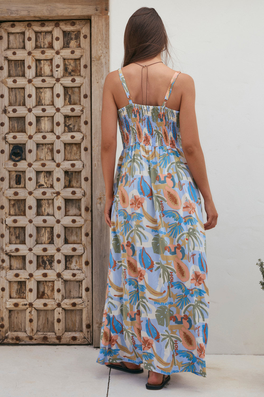 Solene Sun Dress in Sunspell Blue
