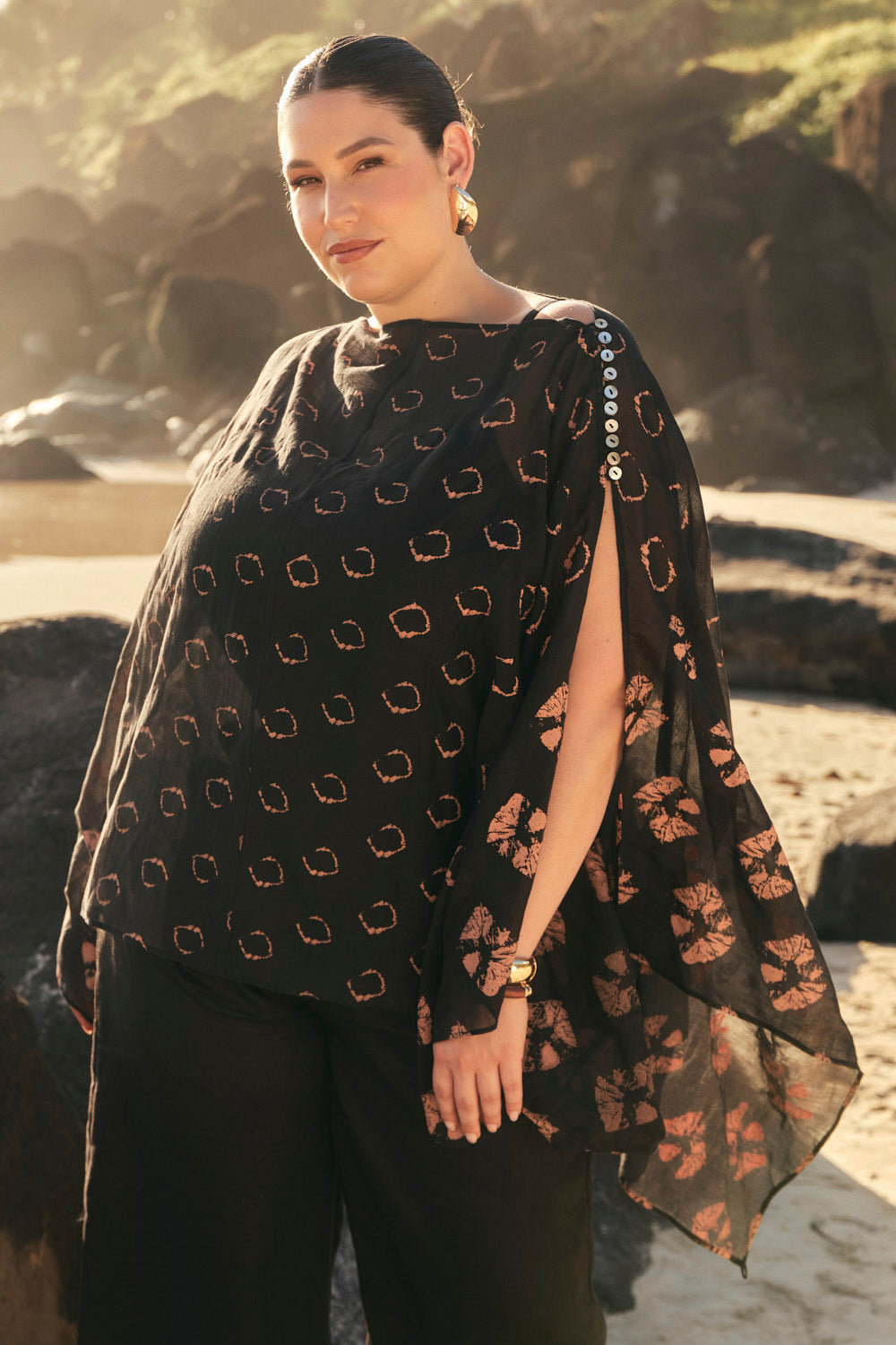 Stormflower Scarf Top