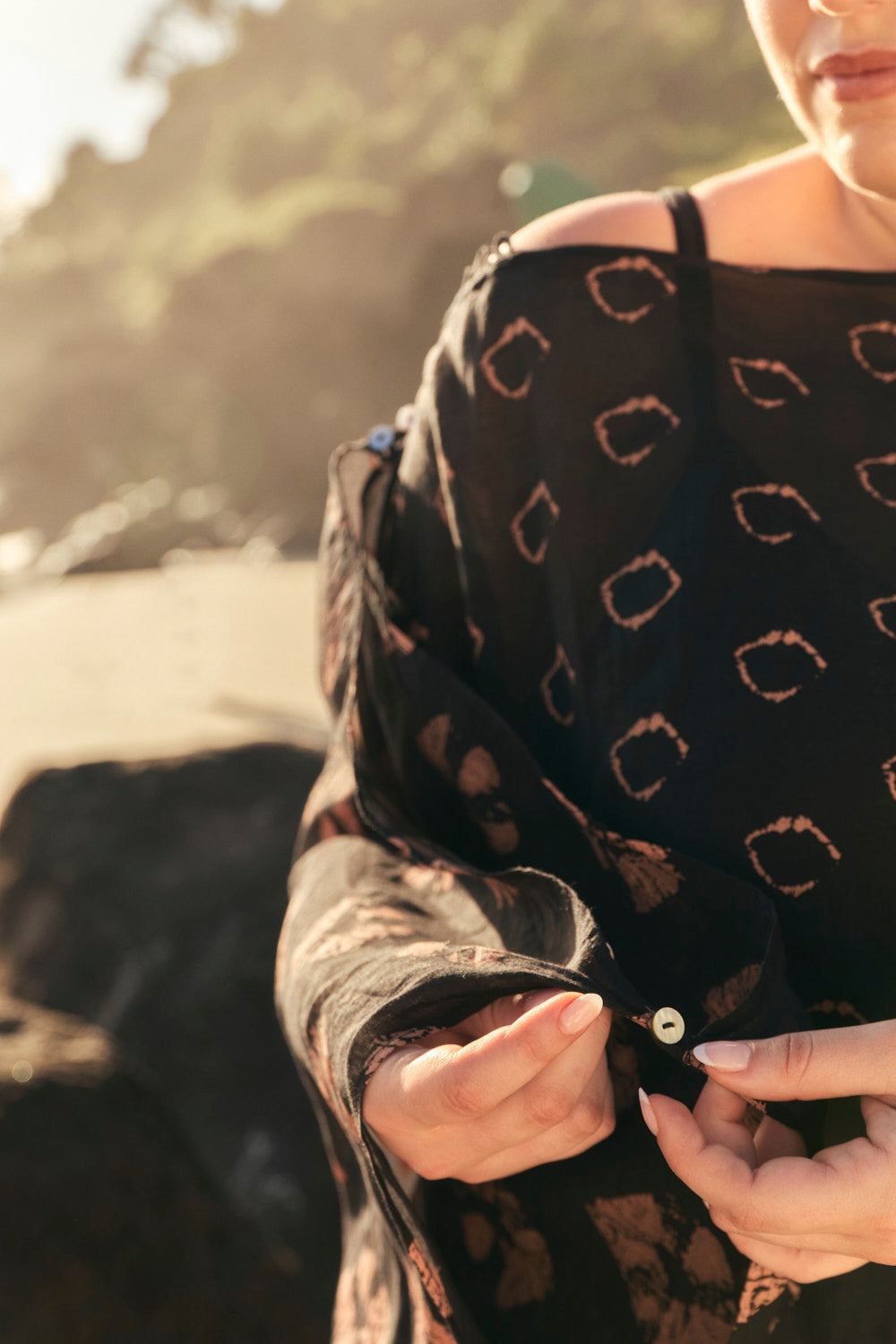 Stormflower Scarf Top