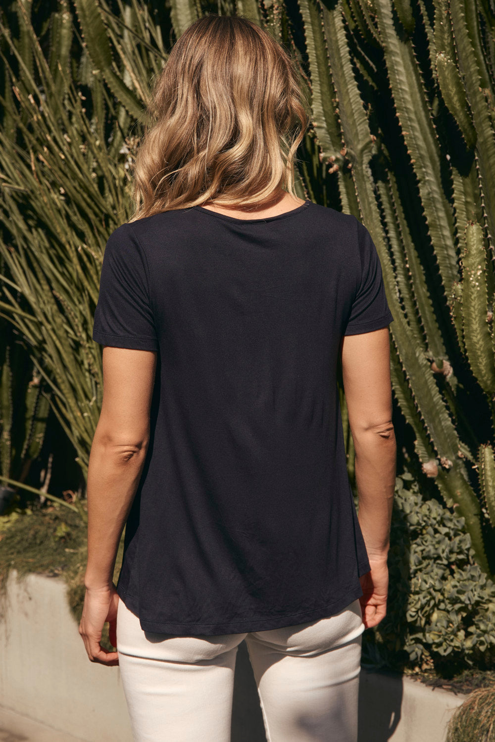 Swing Tee in Navy