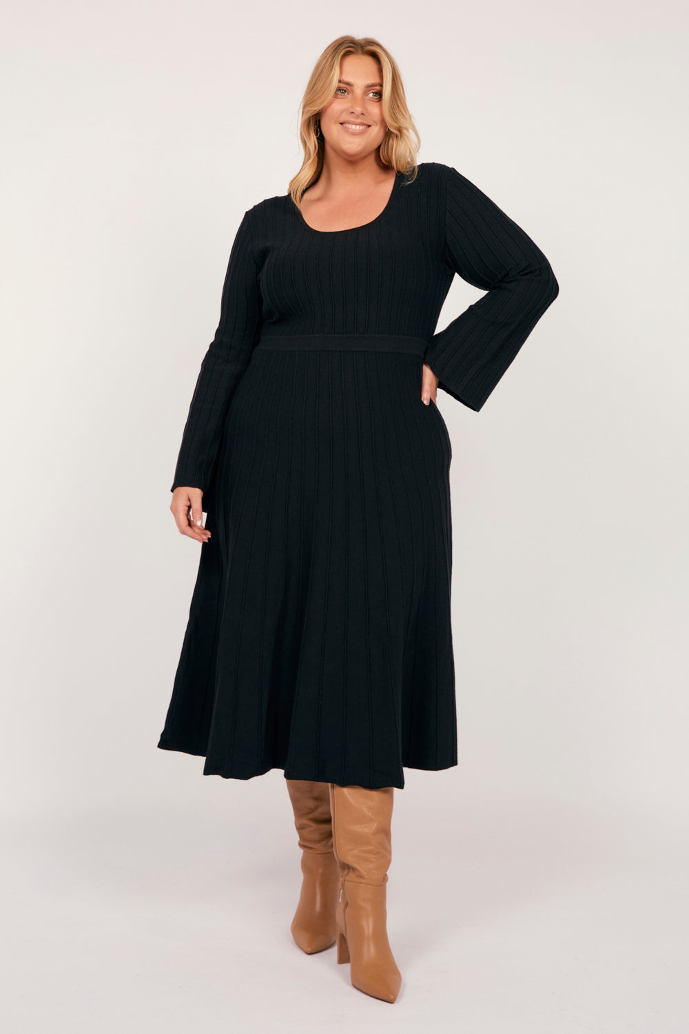 Waisted Knitted Dress - COMBINED LISTING