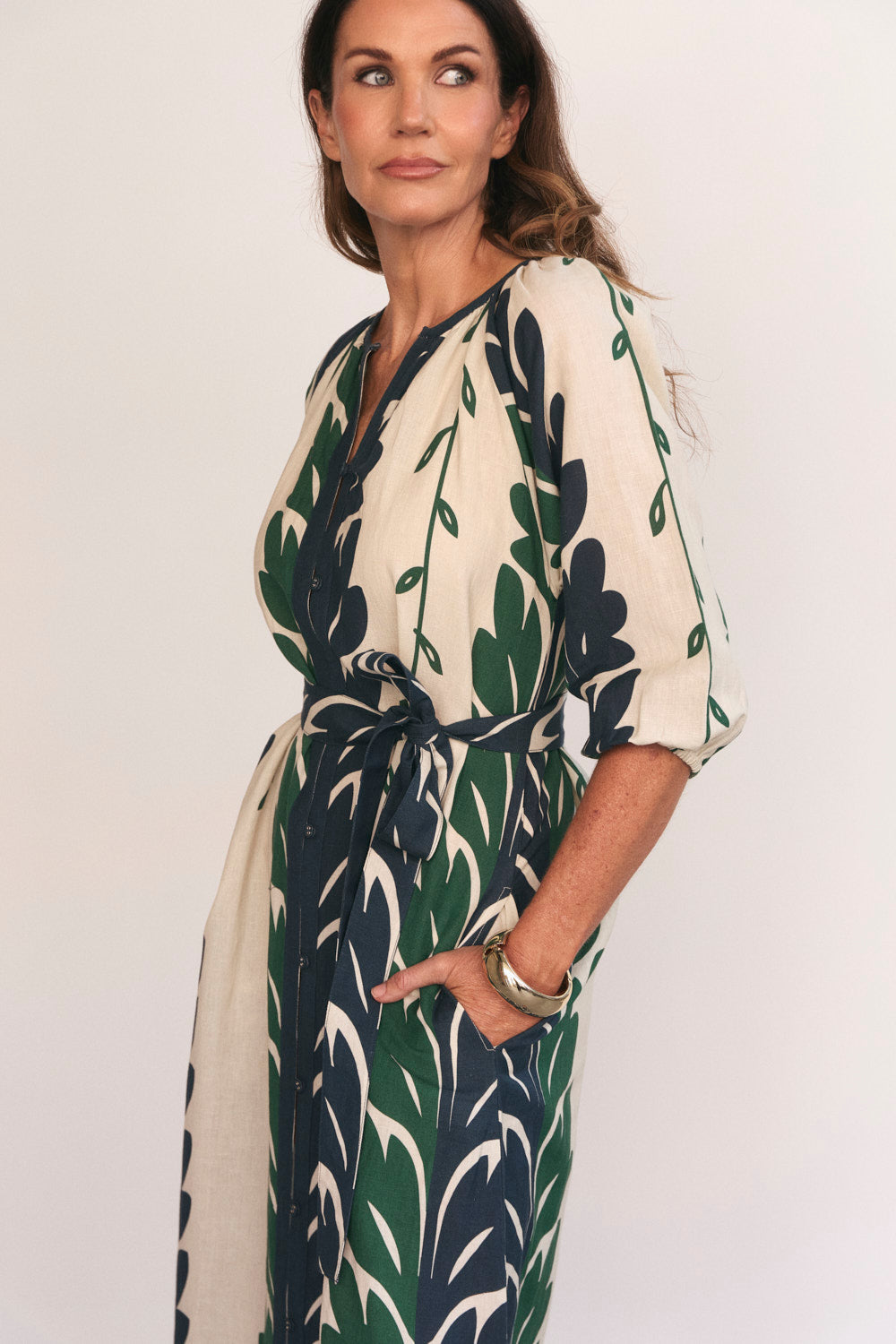 Winnie Tunic Dress in Vineline