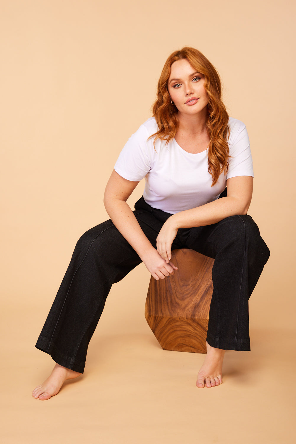 Adrift Denim Wide Leg Jeans in Black, Jean - Adrift Clothing