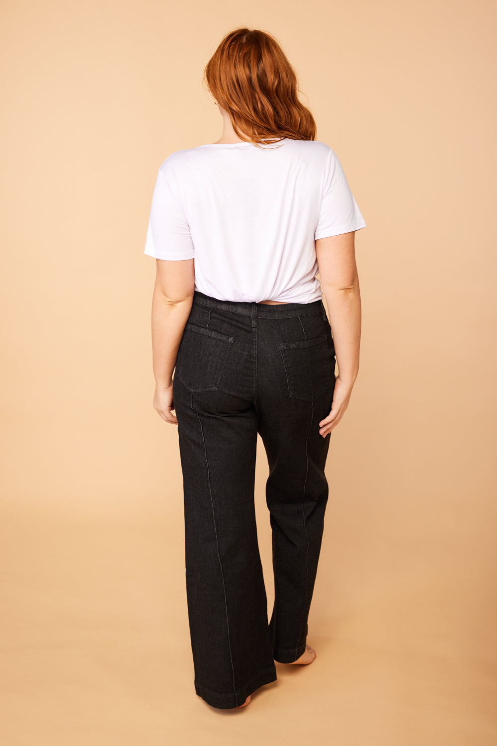 Adrift Denim Wide Leg Jeans in Black, Jean - Adrift Clothing