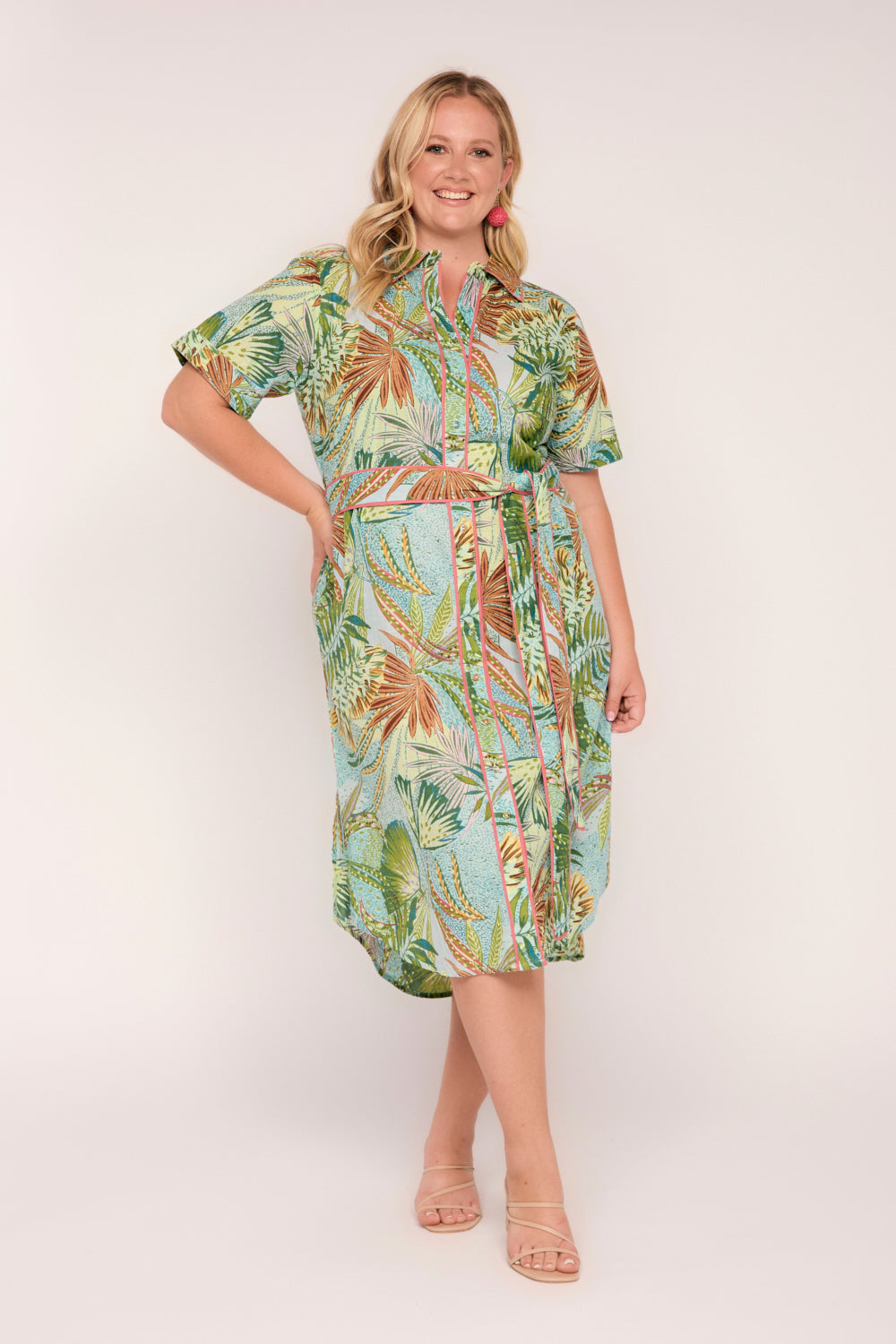 Abbey Shirt Dress in Kokomo