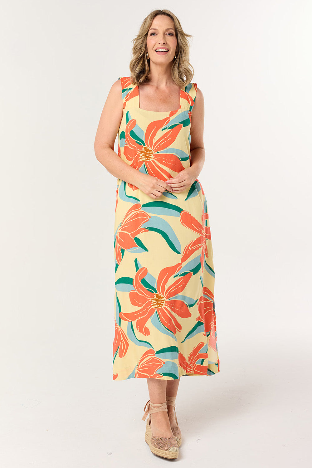 Bec Sun Dress in Waikiki Bloom