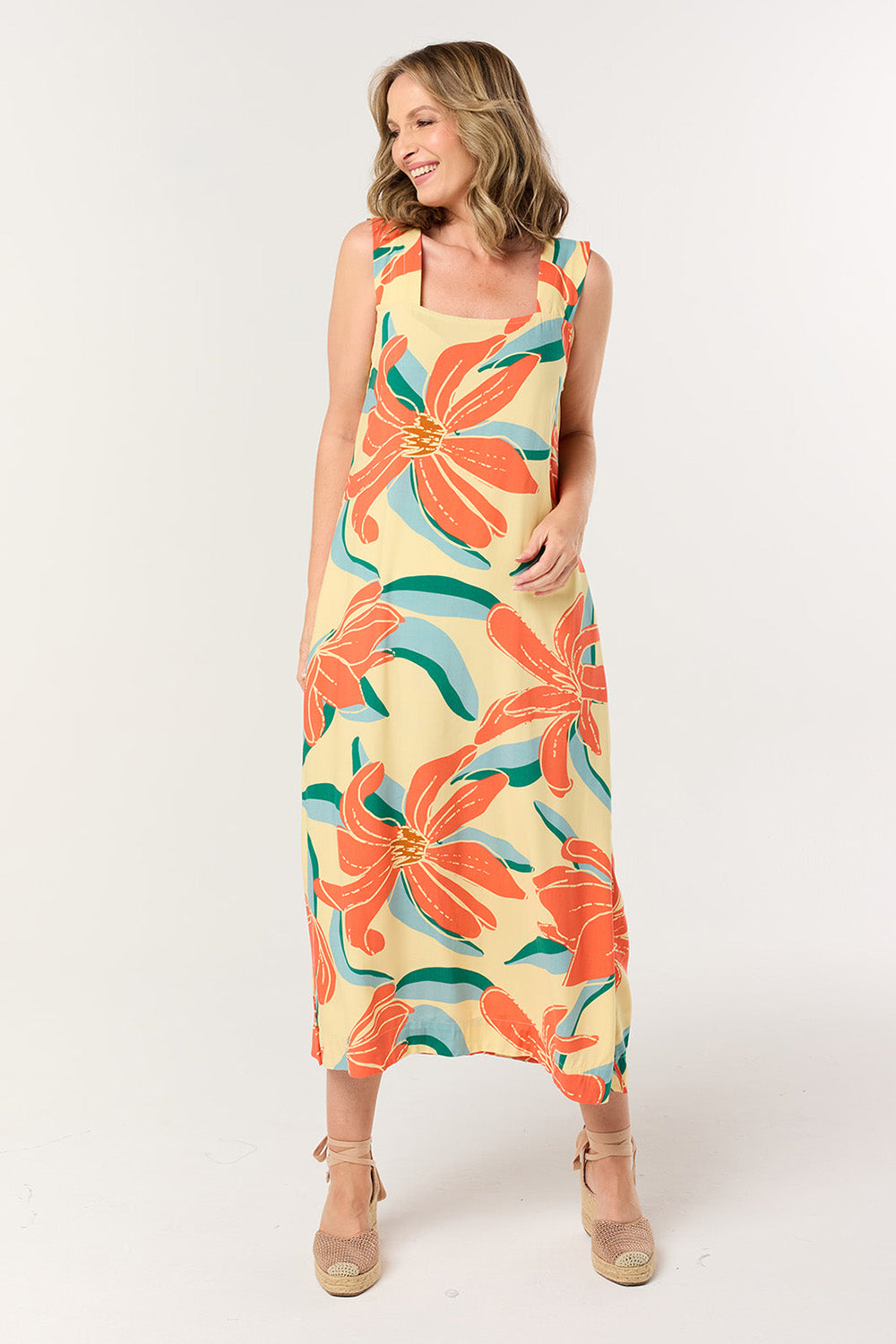 Bec Sun Dress in Waikiki Bloom